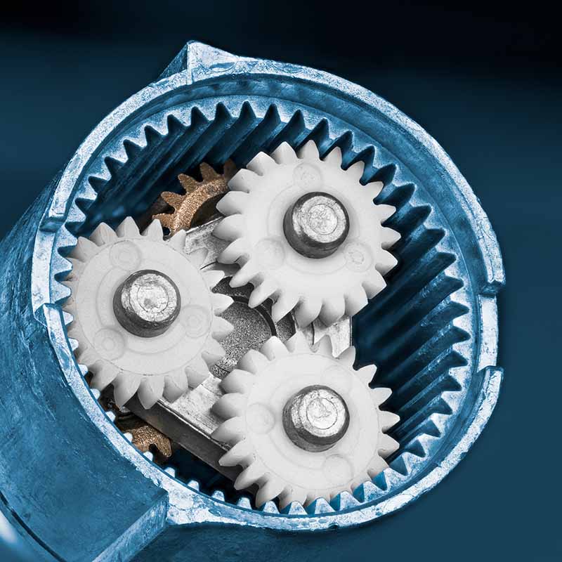 Metal and x-ray detectable plastics gears